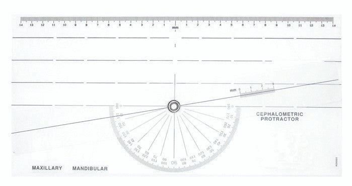 Cephalometric Protractor and Template